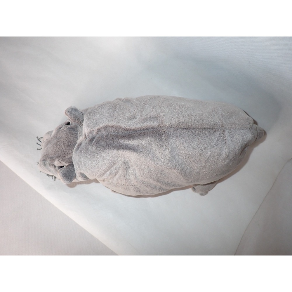 NCIS Bert the Hippo Farting Plush Stuffed Animal Grey 12"  Folkmanis Puppet READ - Picture 2 of 8